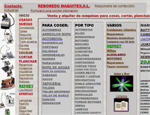 Tablet Screenshot of maquitex.com